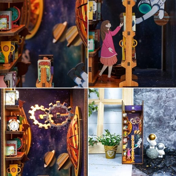 DIY 3D Book Nook Kit Interstellar 247pcs - Picture 4 of 7